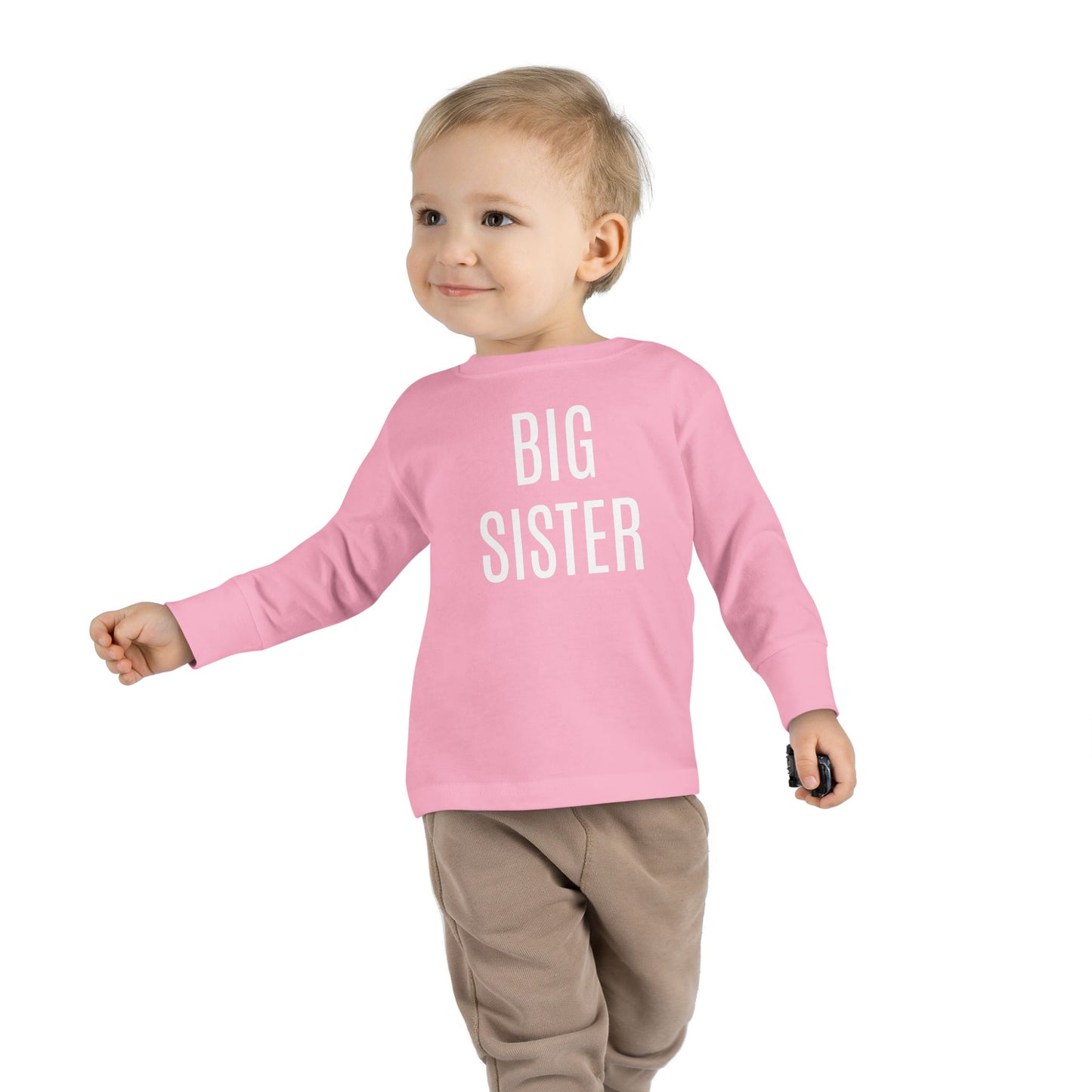 Toddler Long Sleeve Big Sister Tee