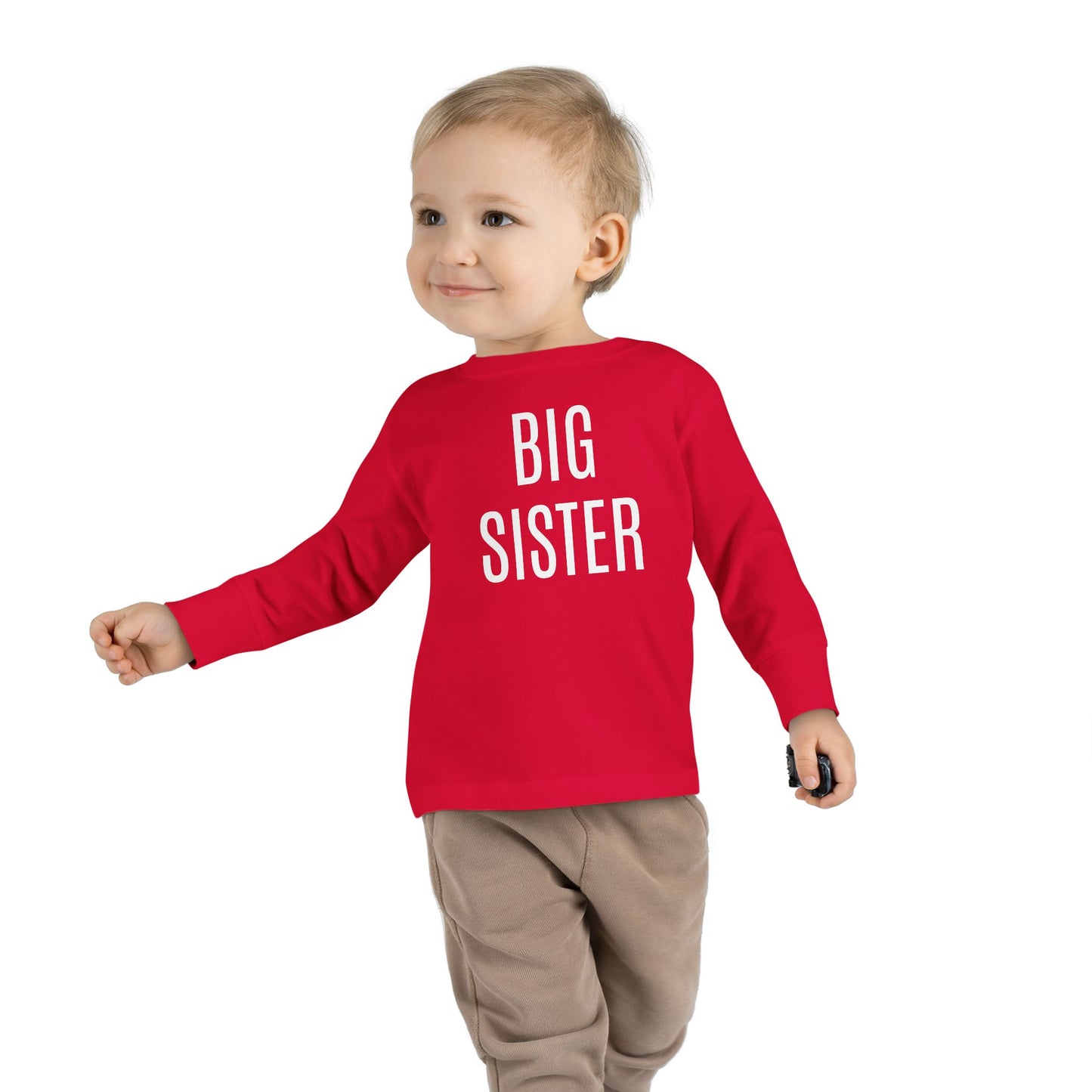 Toddler Long Sleeve Big Sister Tee