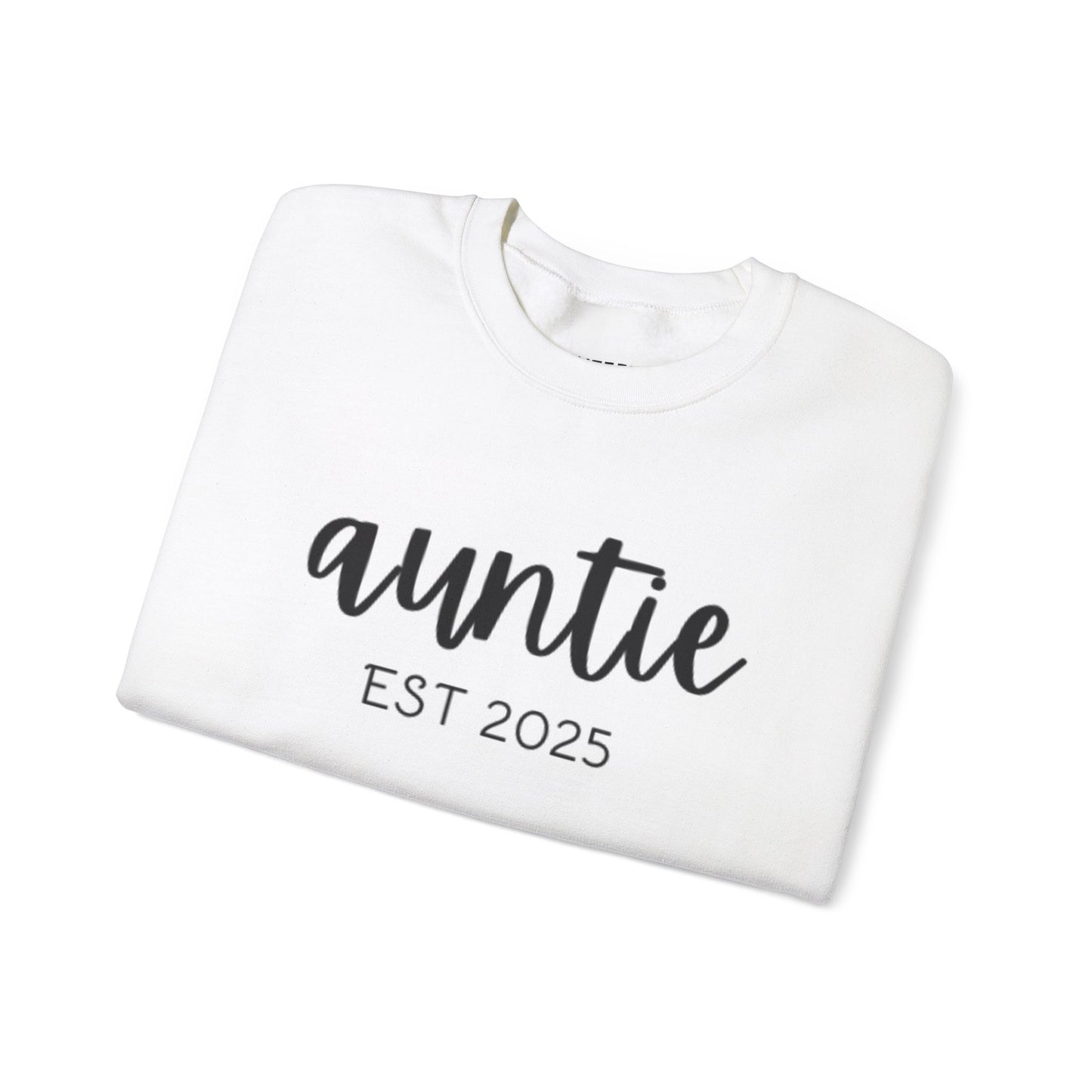 Unisex Heavy Blend™ Crewneck Auntie EST 2025 Sweatshirt