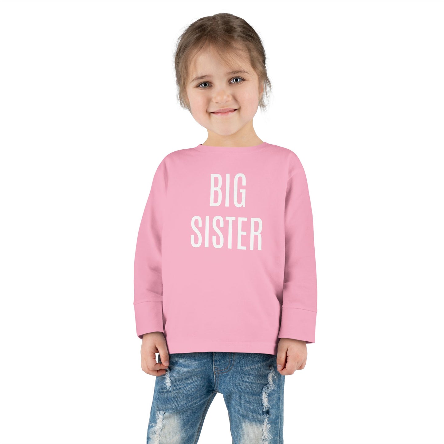 Toddler Long Sleeve Big Sister Tee