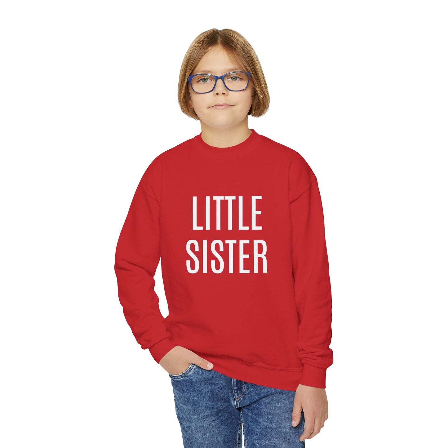 Youth Crewneck Little Sister Sweatshirt