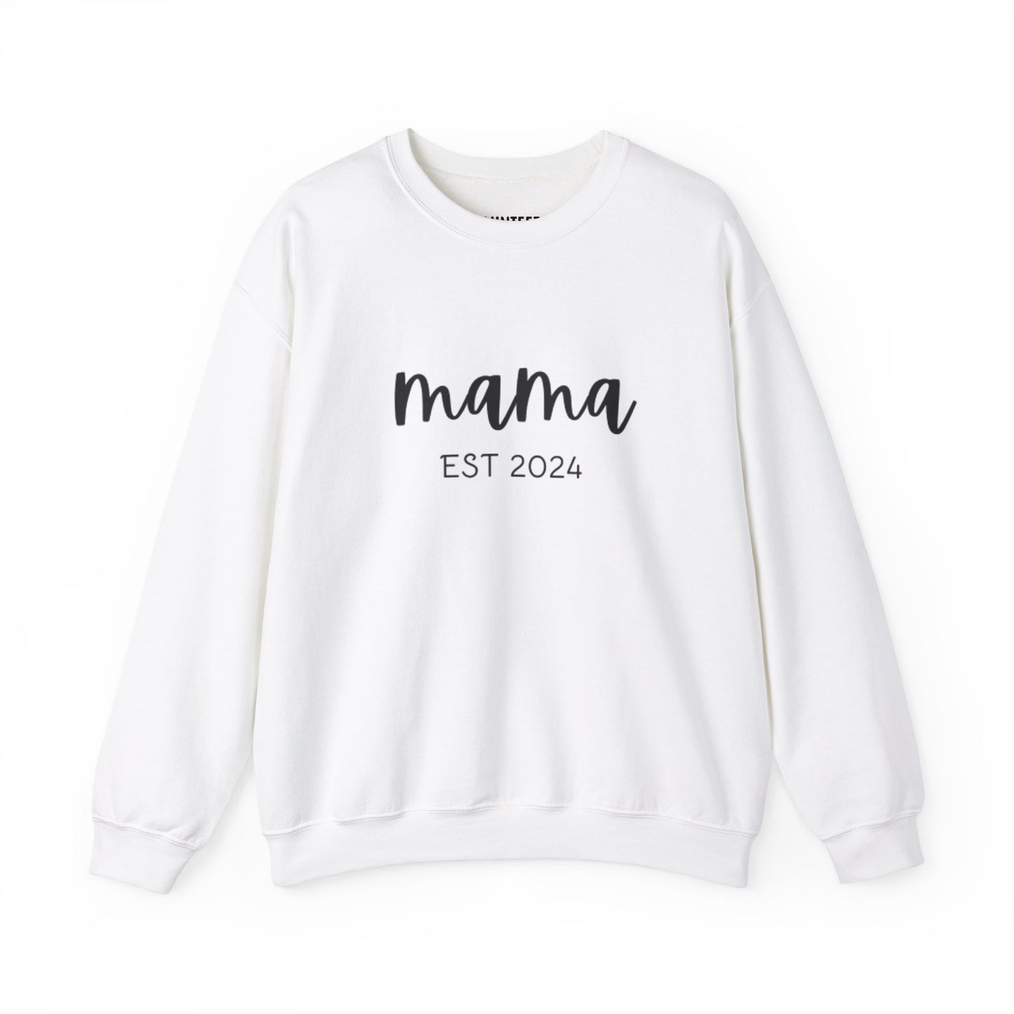 Unisex Heavy Blend™ Crewneck Mama EST 2024 Sweatshirt