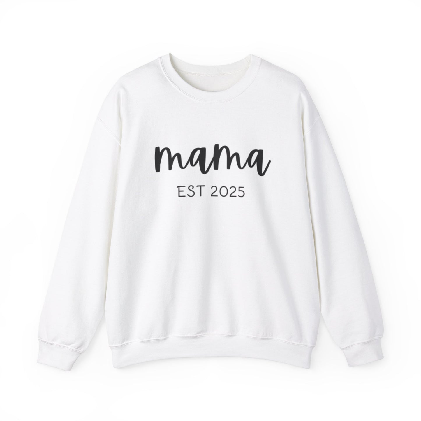 Unisex Heavy Blend™ Crewneck Mama EST 2025 Sweatshirt
