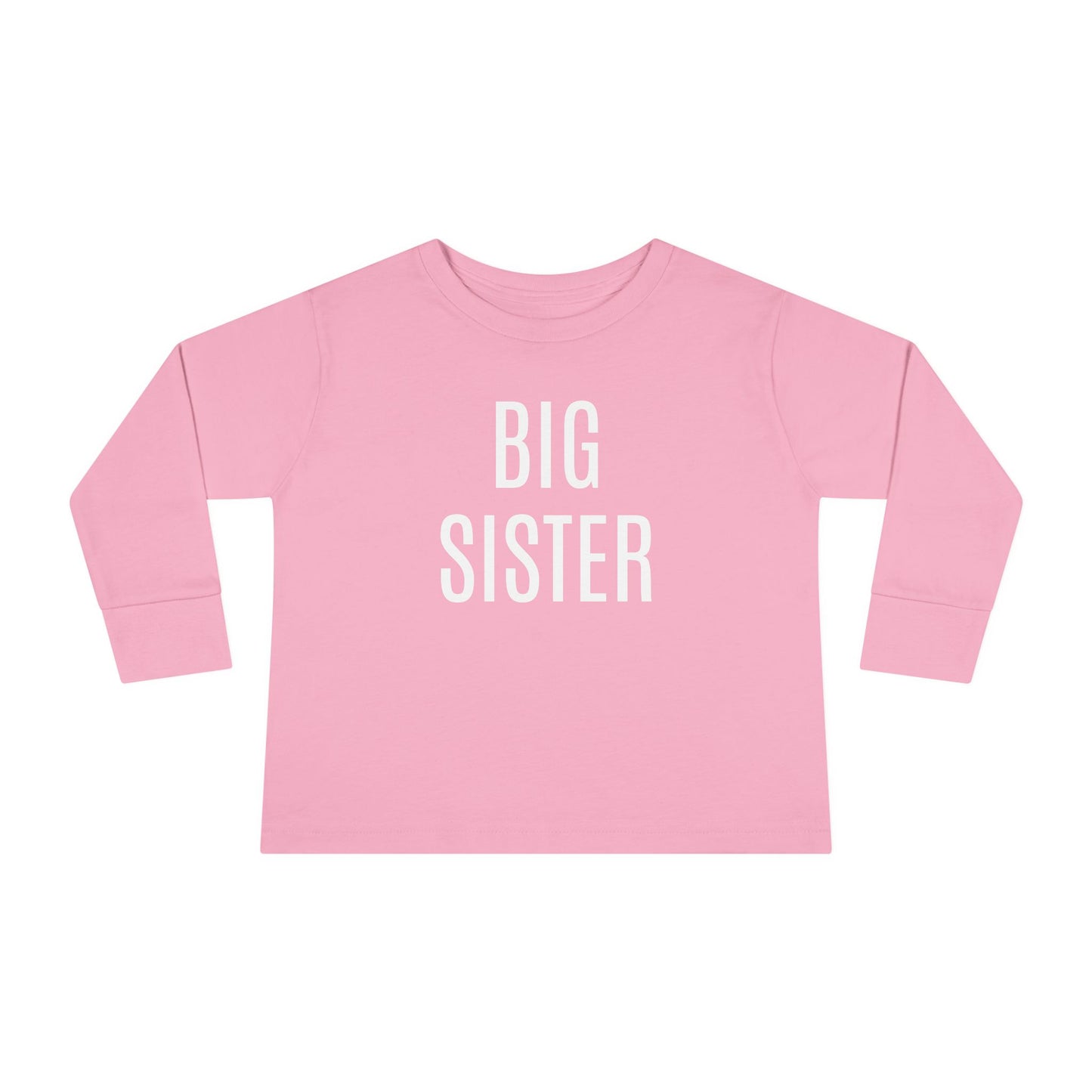Toddler Long Sleeve Big Sister Tee