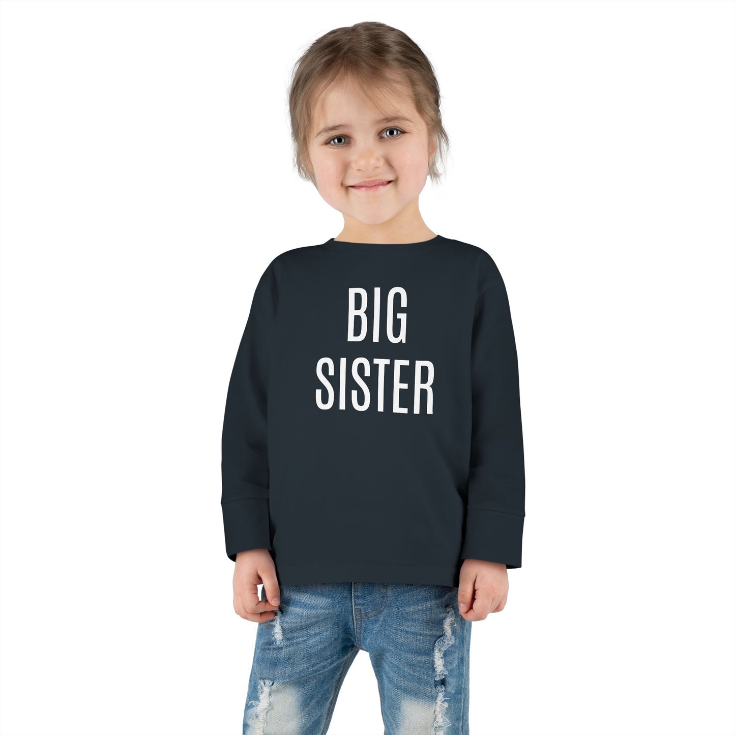 Toddler Long Sleeve Big Sister Tee