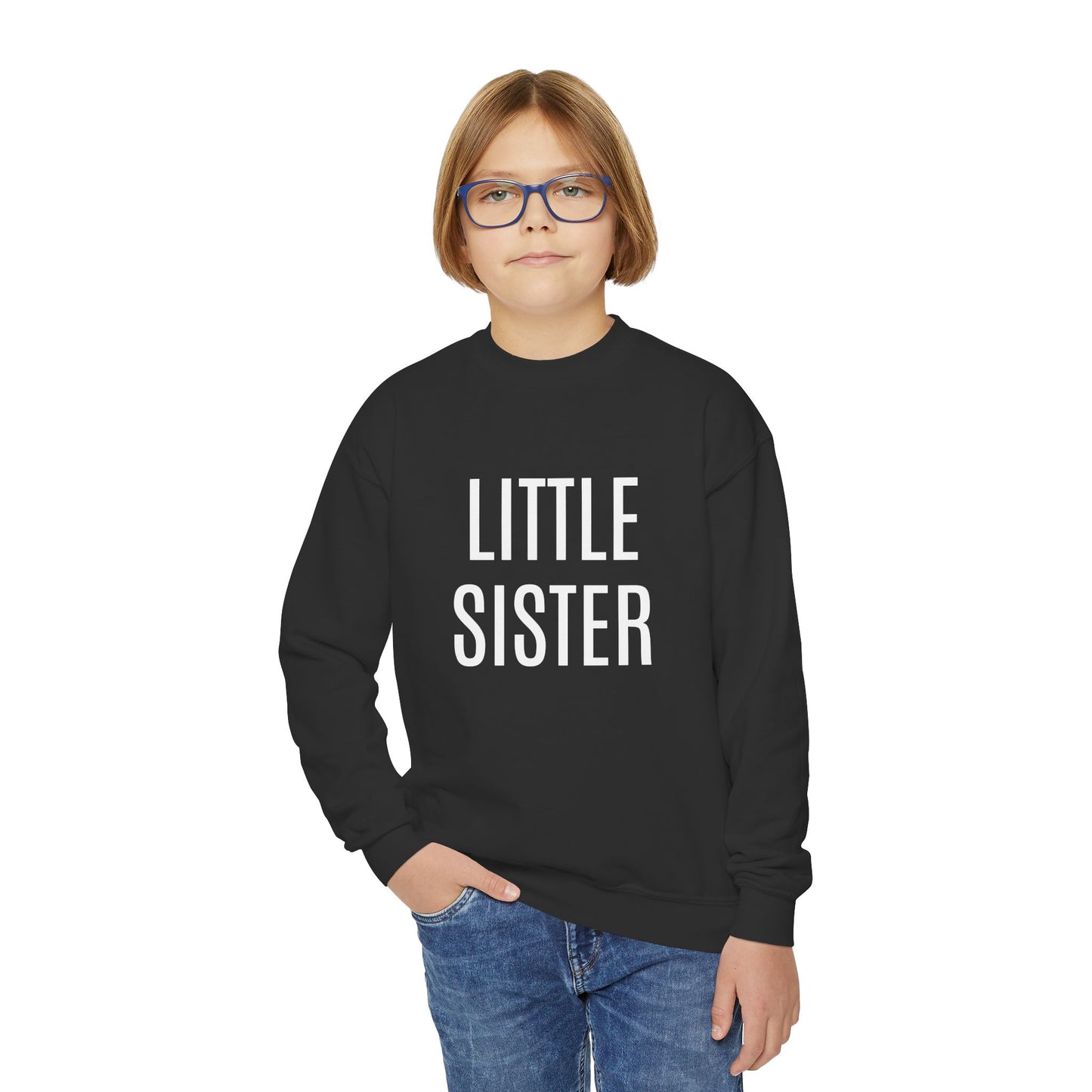 Youth Crewneck Little Sister Sweatshirt