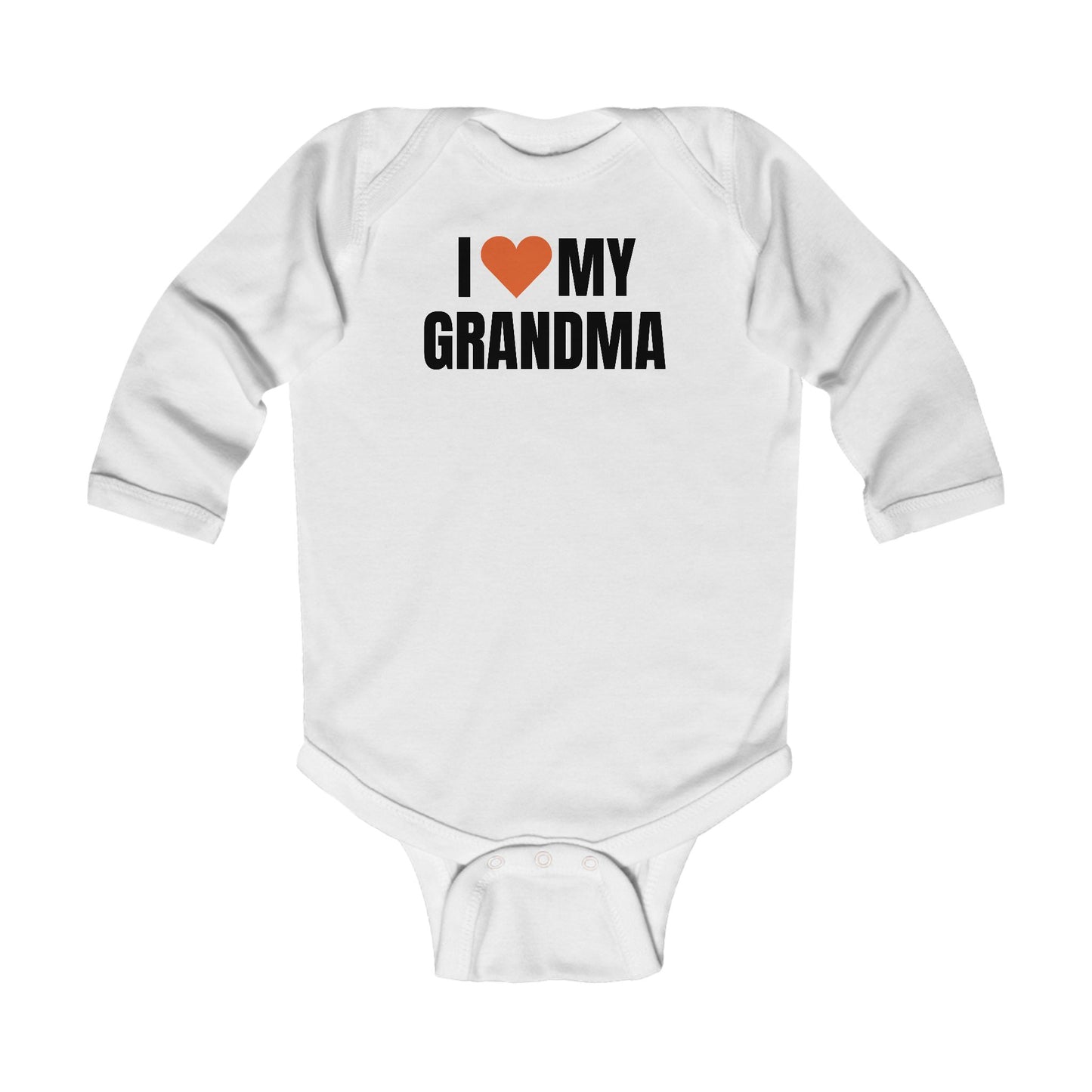 I Love My Grandma Long Sleeve Bodysuit