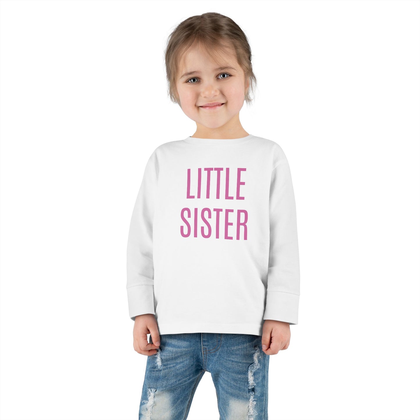 Toddler Long Sleeve Little Sister Tee