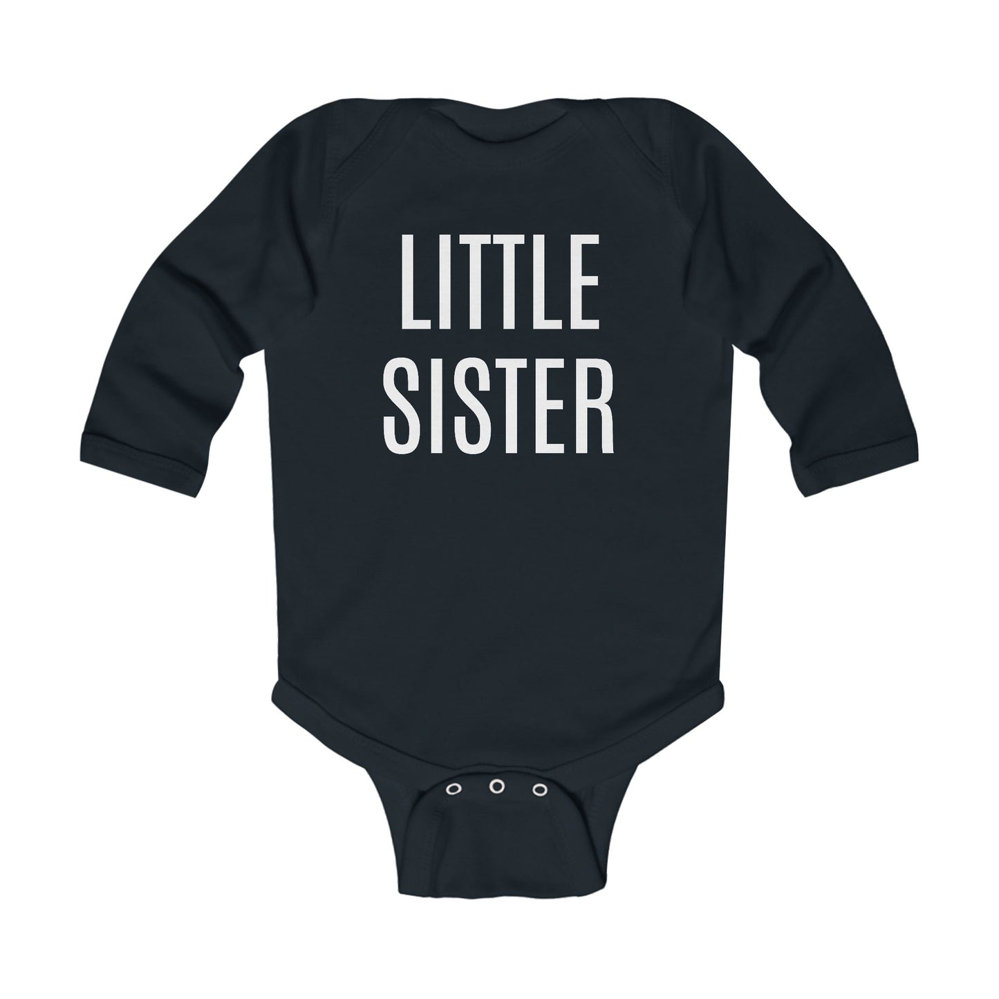 Infant Long Sleeve Little Sister Bodysuit