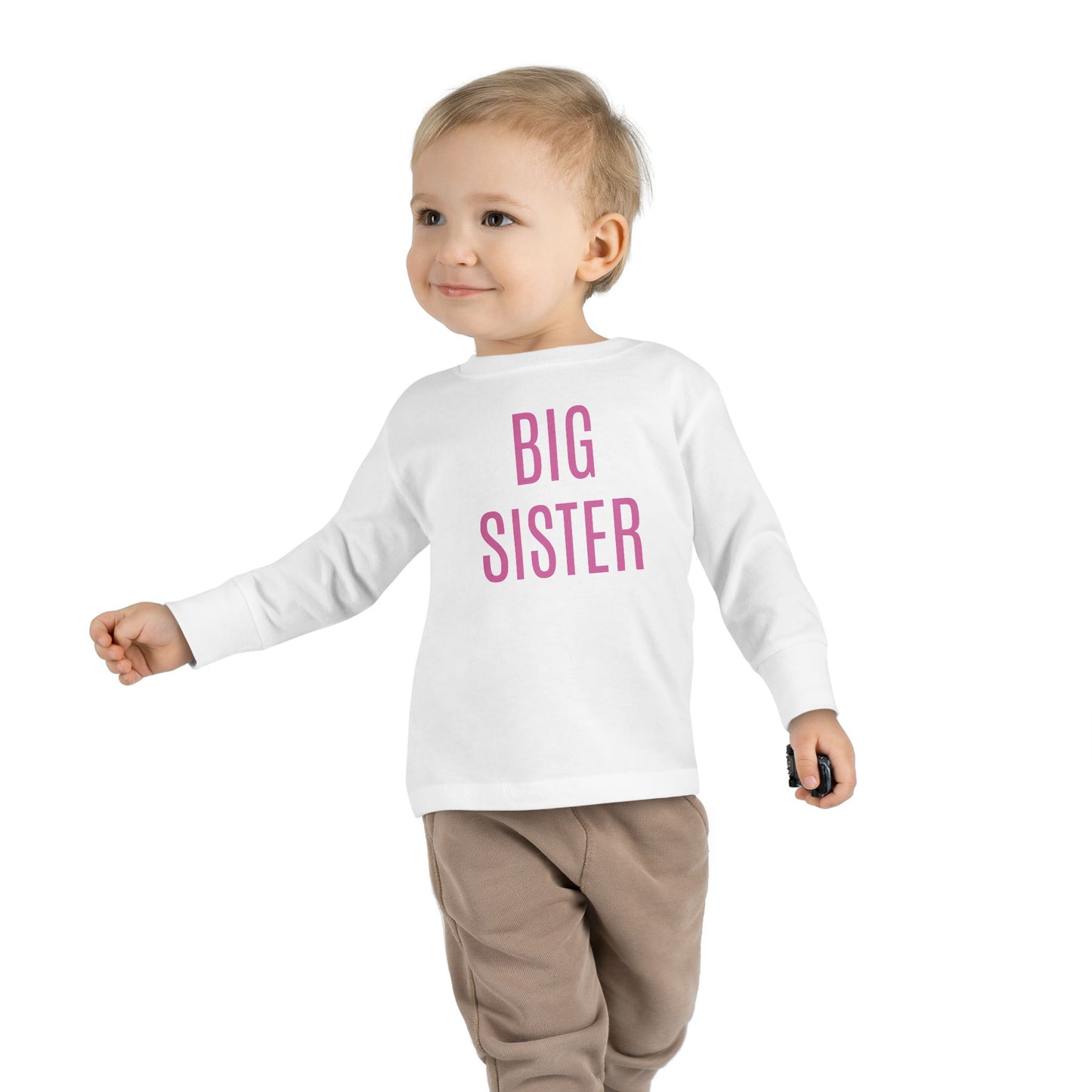 Toddler Long Sleeve Big Sister Tee