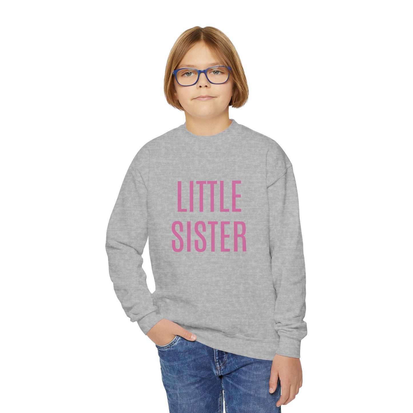 Youth Crewneck Little Sister Sweatshirt