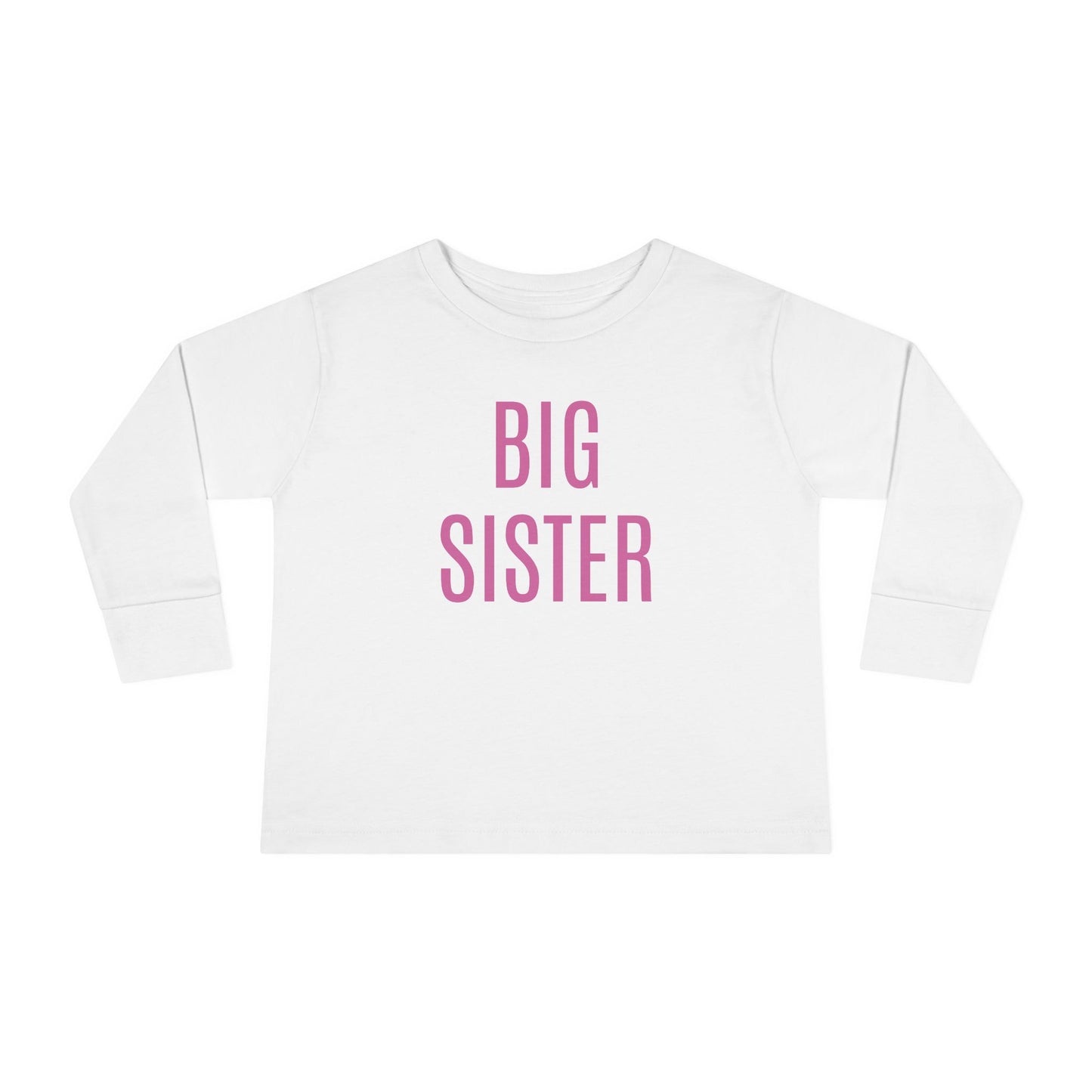 Toddler Long Sleeve Big Sister Tee