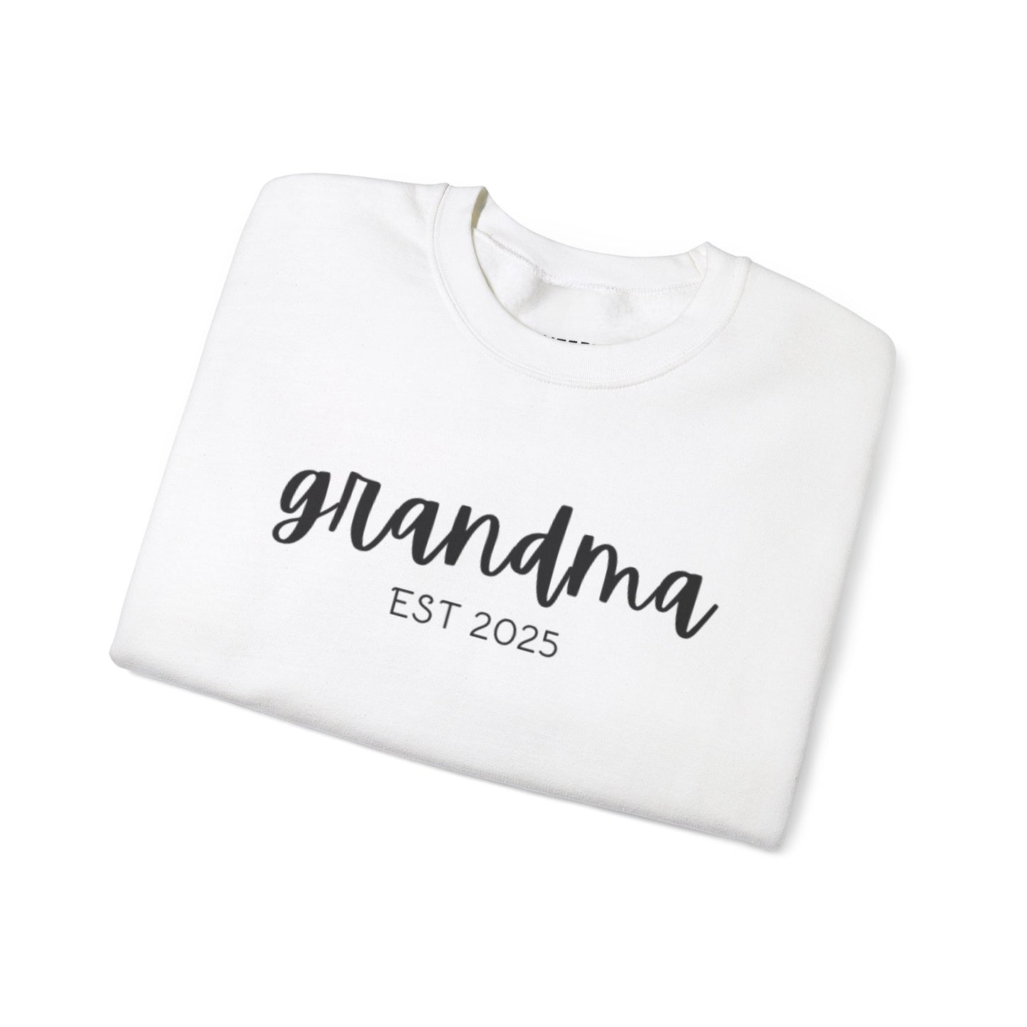 Unisex Heavy Blend™ Crewneck Grandma EST 2025 Sweatshirt
