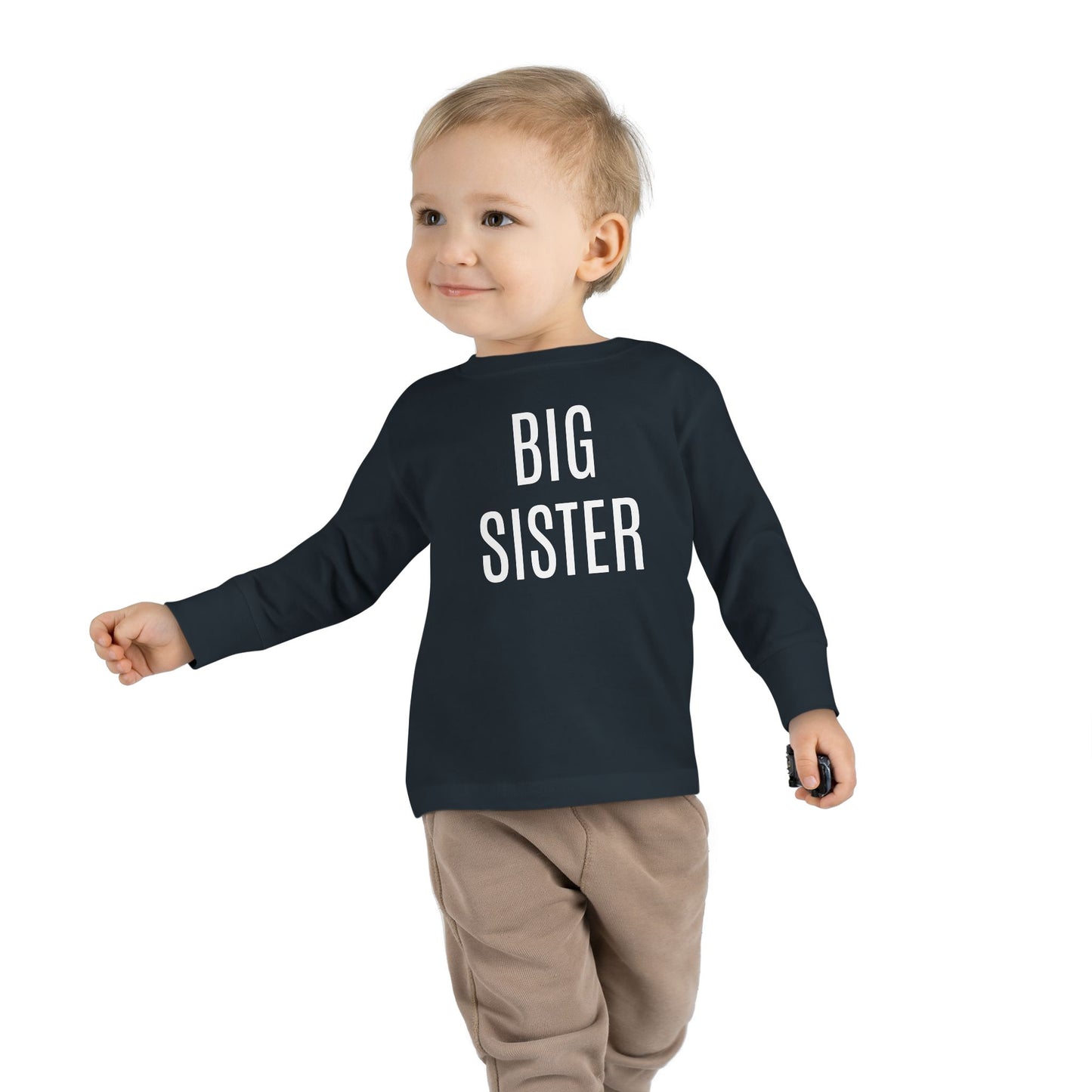 Toddler Long Sleeve Big Sister Tee