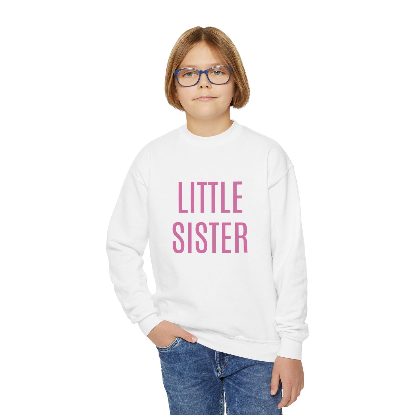 Youth Crewneck Little Sister Sweatshirt