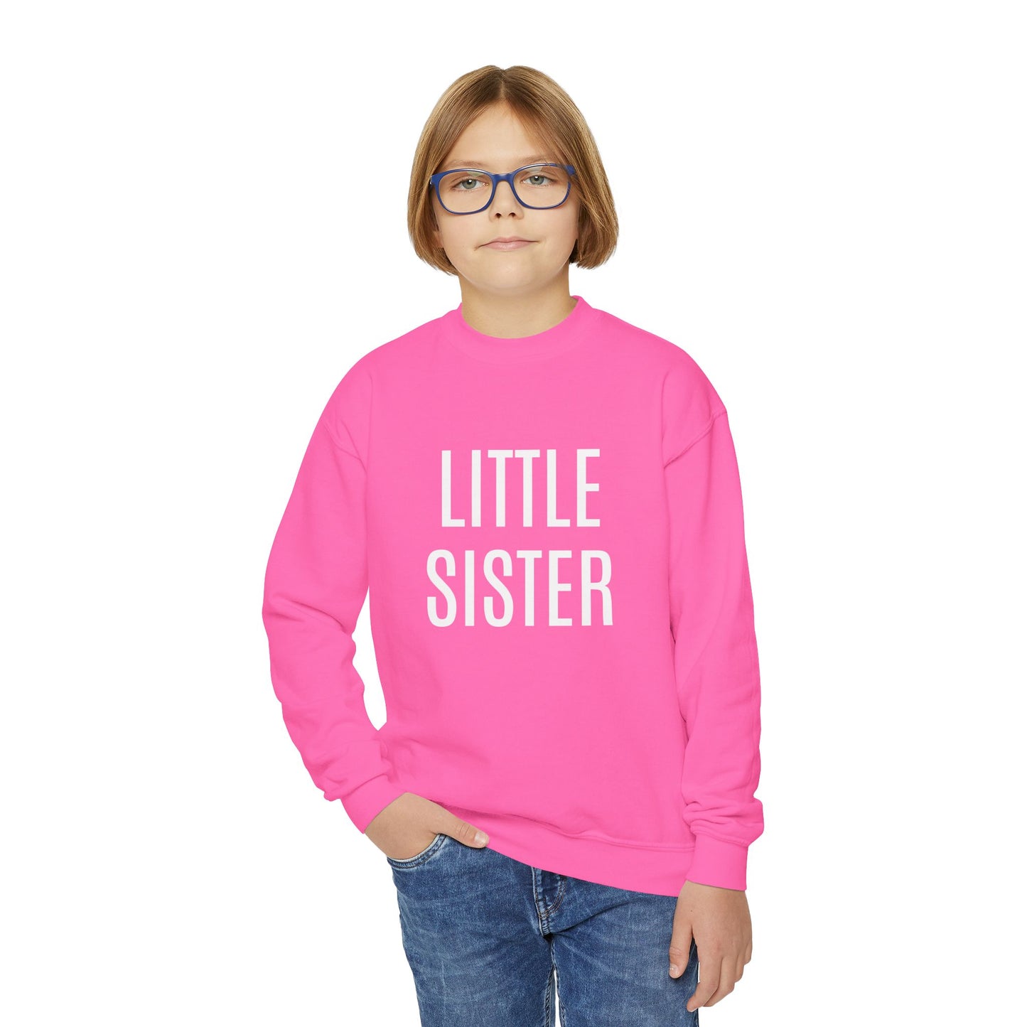 Youth Crewneck Little Sister Sweatshirt