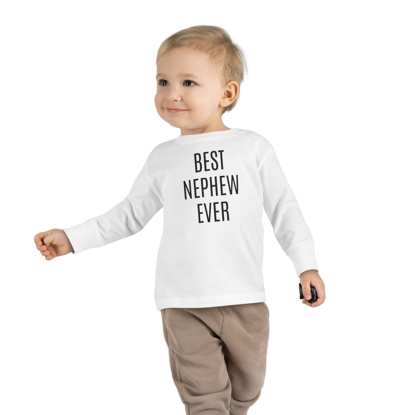 Toddler Best Nephew Ever Long Sleeve Tee