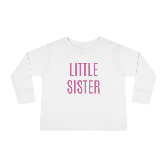 Toddler Long Sleeve Little Sister Tee