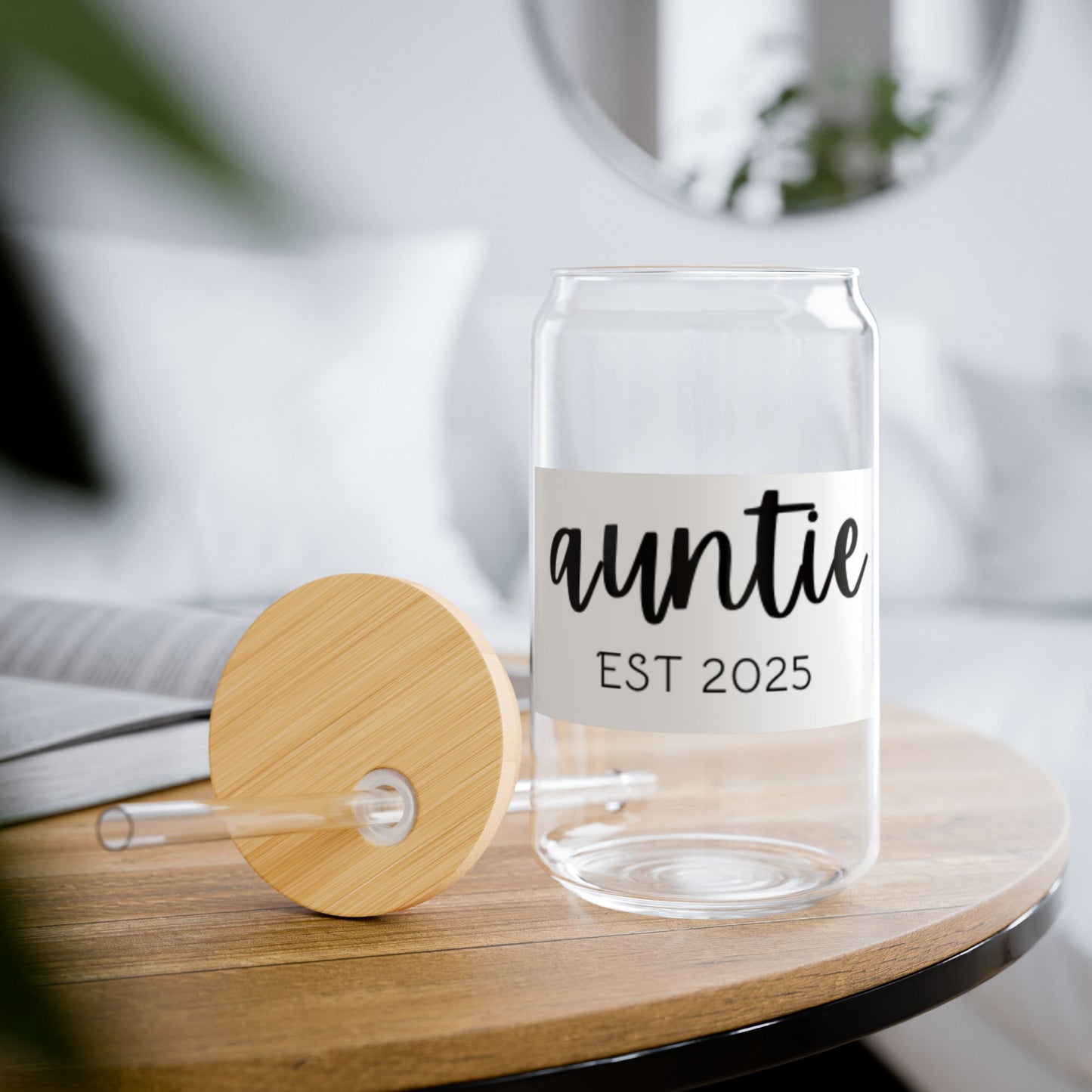 Auntie 2025 Sipper Glass, 16oz