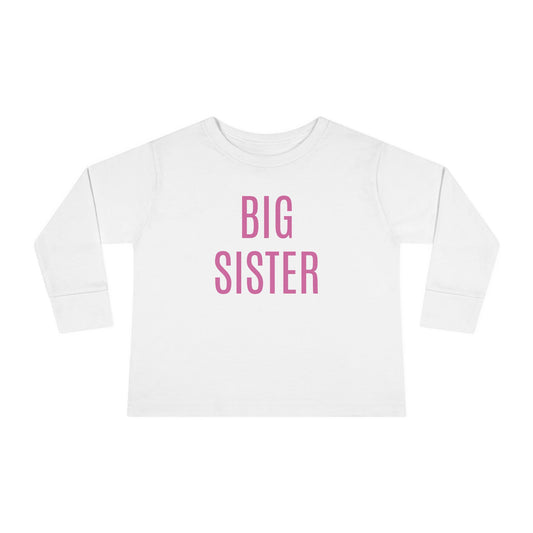 Toddler Long Sleeve Big Sister Tee