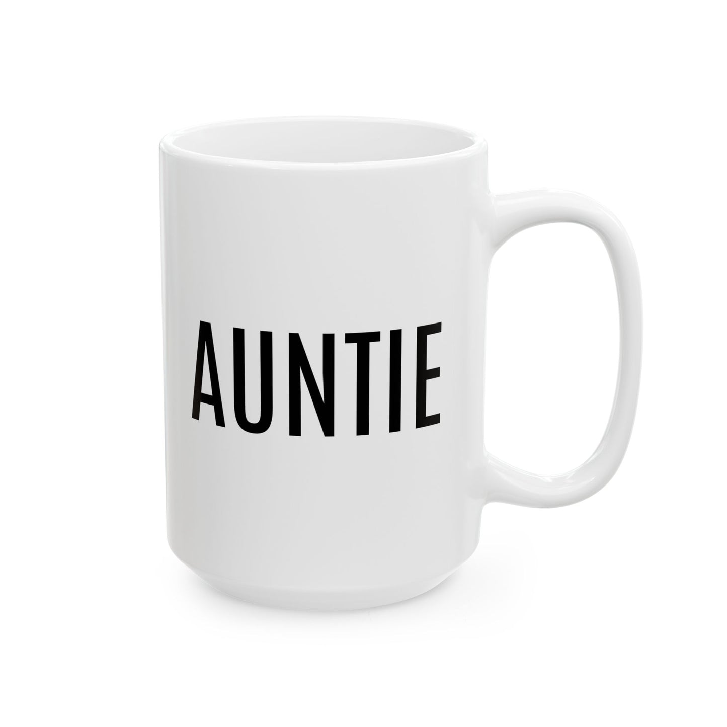 Ceramic Auntie Mug, (15oz)