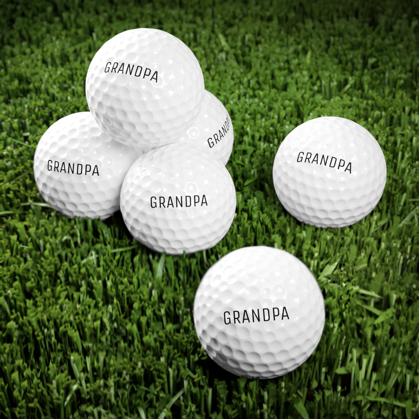 Grandpa Golf Balls, 6pcs