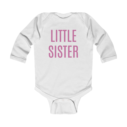 Infant Long Sleeve Little Sister Bodysuit