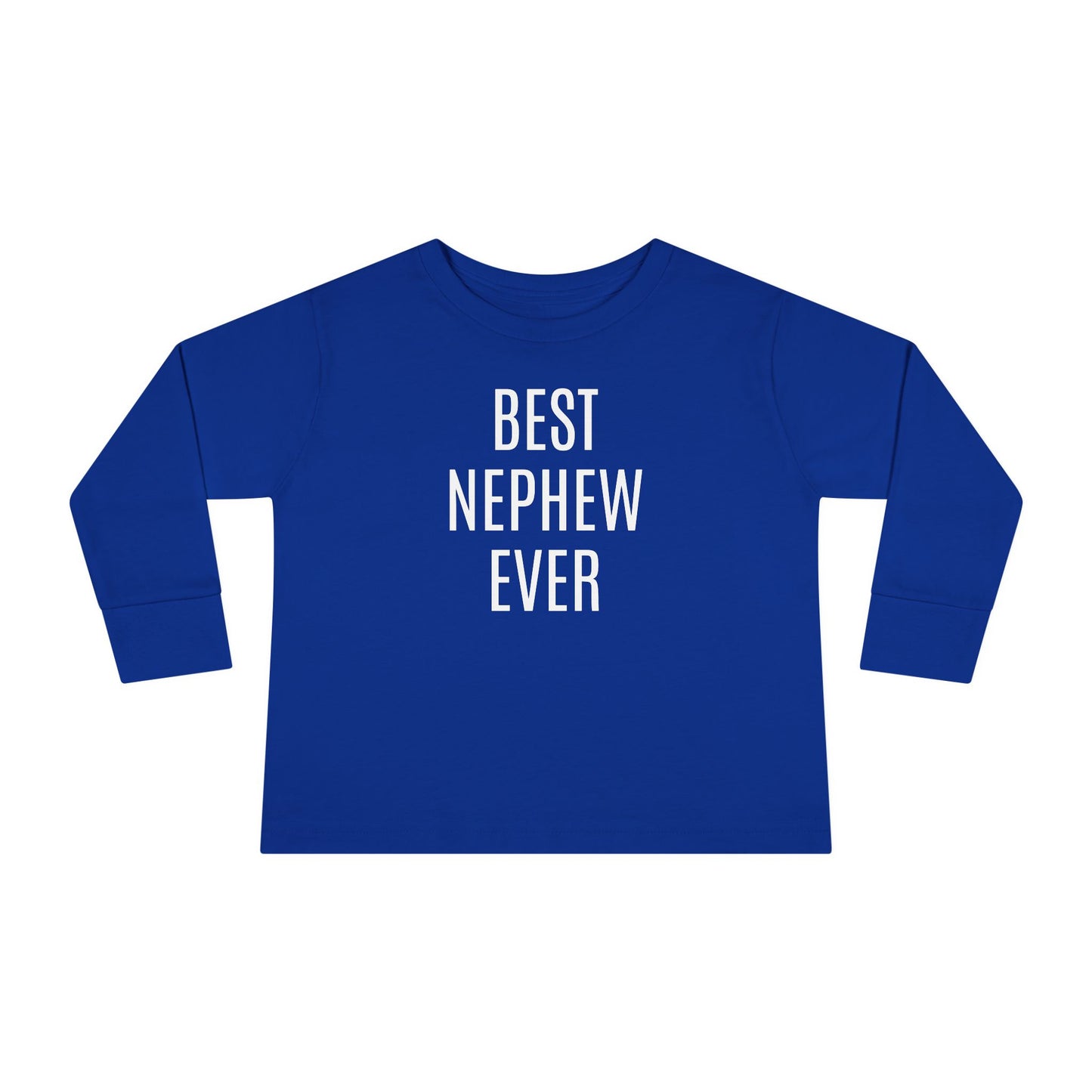 Toddler Best Nephew Ever Long Sleeve Tee